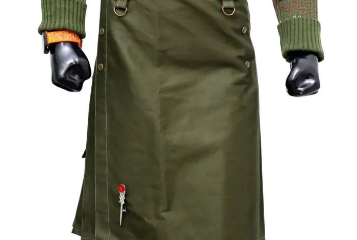 Olive Green Tactical Duty Kilt